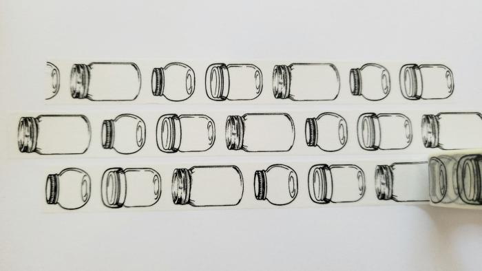 Washi Tape Einmachglas